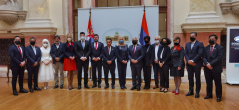 20 May 2021 The Head and members of the PFG with Indonesia and the Indonesian Ambassador to Serbia